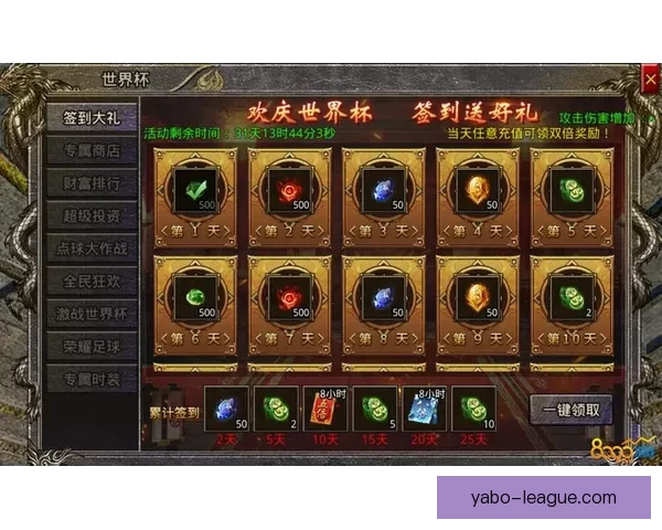 世界杯竞猜签到奖励天天领参与预测赢积分兑好礼活动攻略大全超值